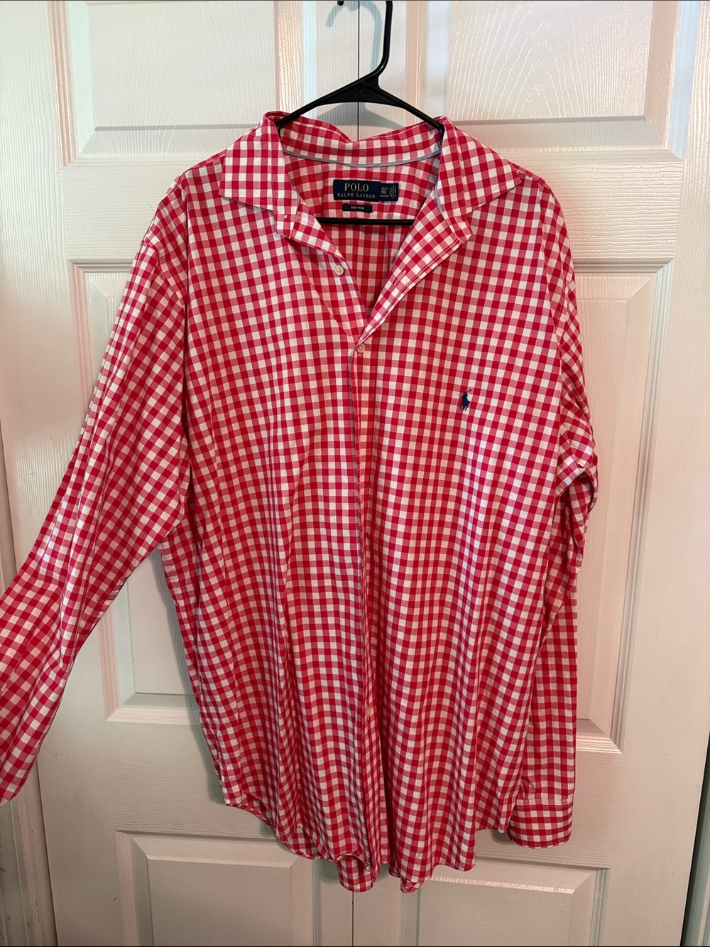 Polo by Ralph Lauren Red and White Gingham Button-Down Shirt
